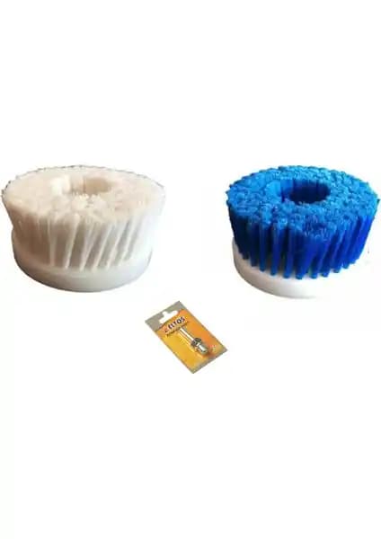 Çok Yönlü Halı ve Koltuk Temizliği İçin Polisaj ve Fırça Seti - Matkap Uyumlu