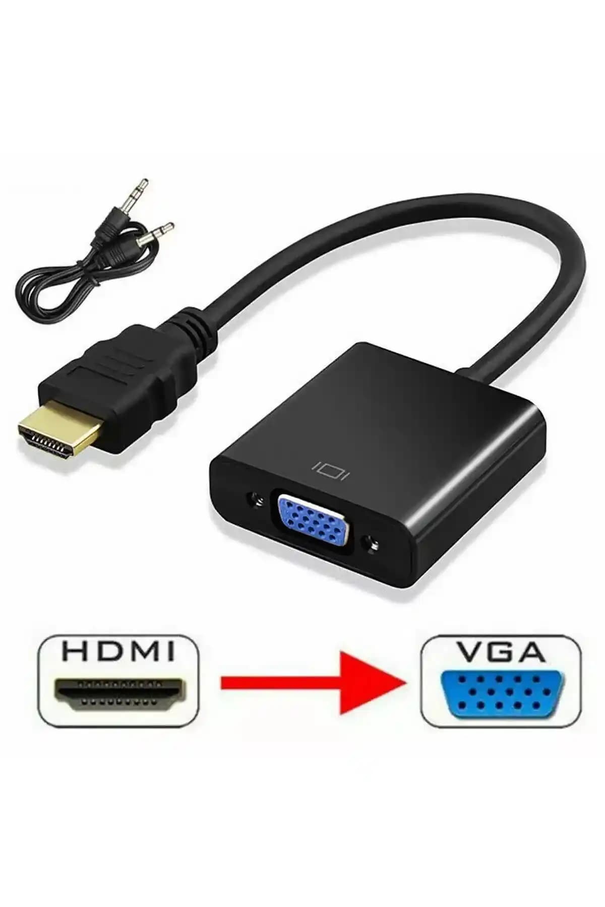 Concord C-554 HDMI'dan VGA'ya Dönüştürme Kablosu ile Eski ve Yeni Teknolojileri Birleştirin