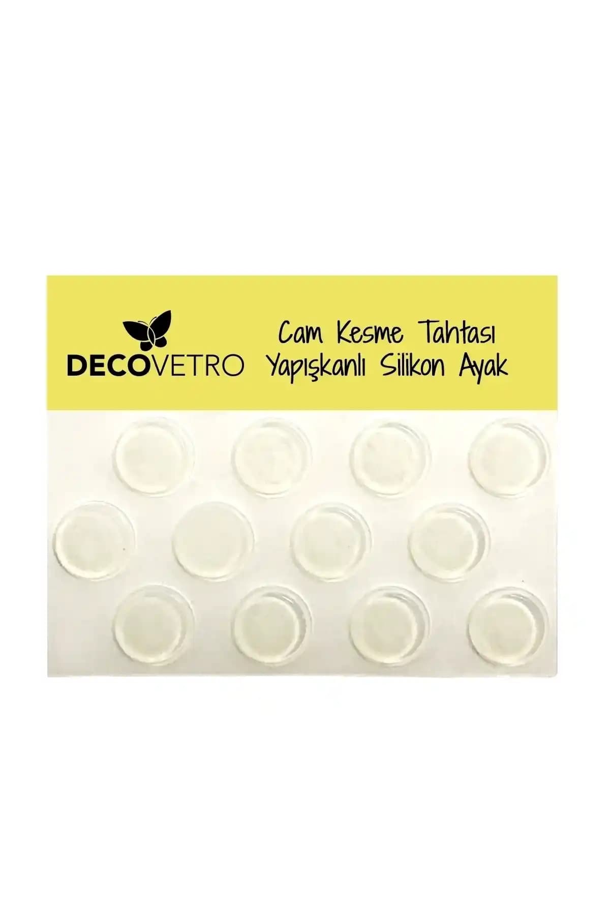 Decovetro Yapışkanlı Silikon Cam Kesme Tahtası Ayağı 18 Mm: Dayanıklı ve Estetik Mutfak Çözümü