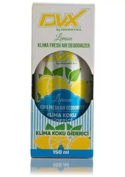 Divortex Klima Fresh Limon 150 ml araç içi klima hijyen ve ferahlatıcı koku sağlayıcı ürün