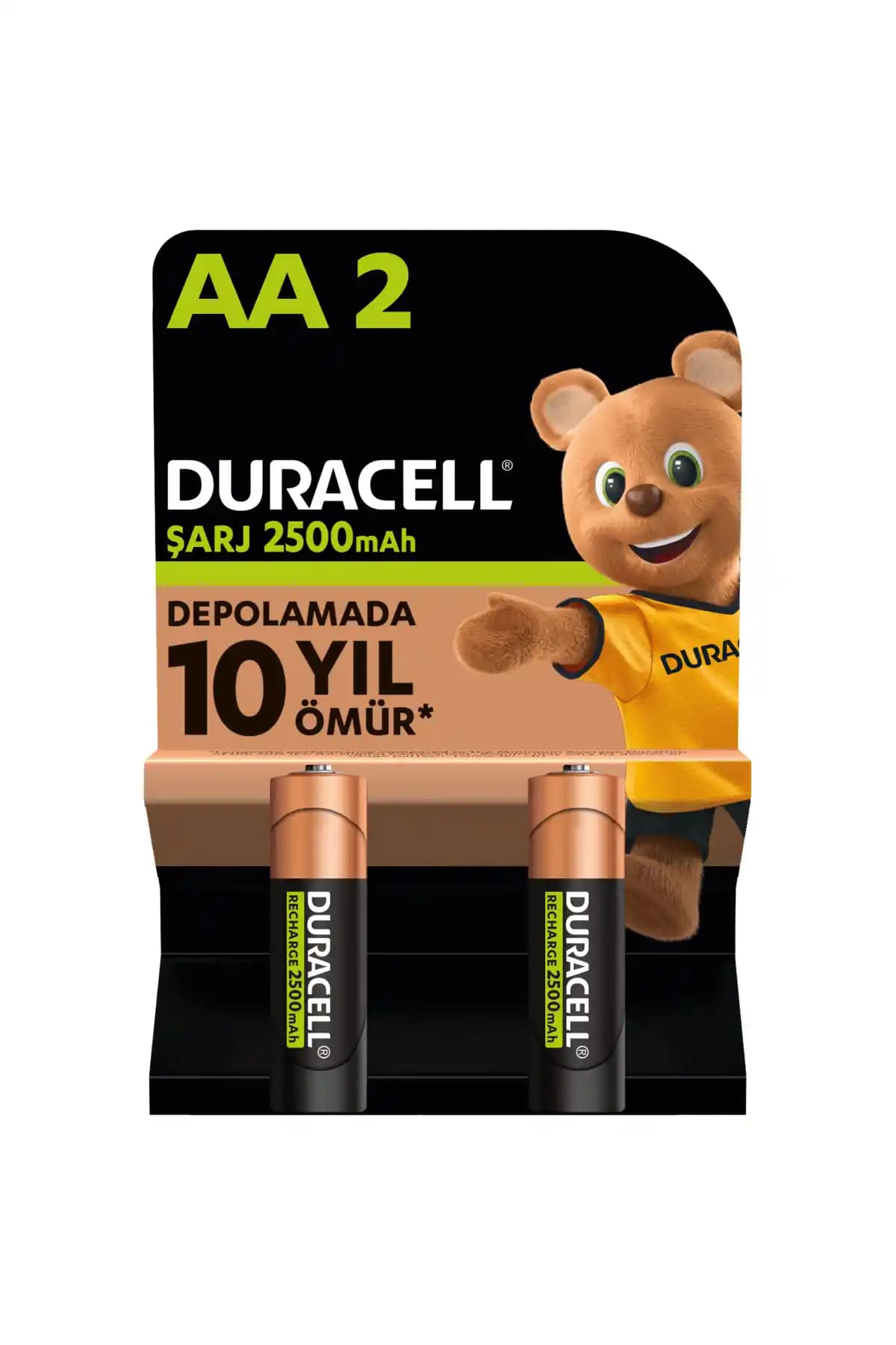 Duracell Şarj Edilebilir AA 2500 mAh Pil: Uzun Ömürlü ve Güçlü Performans