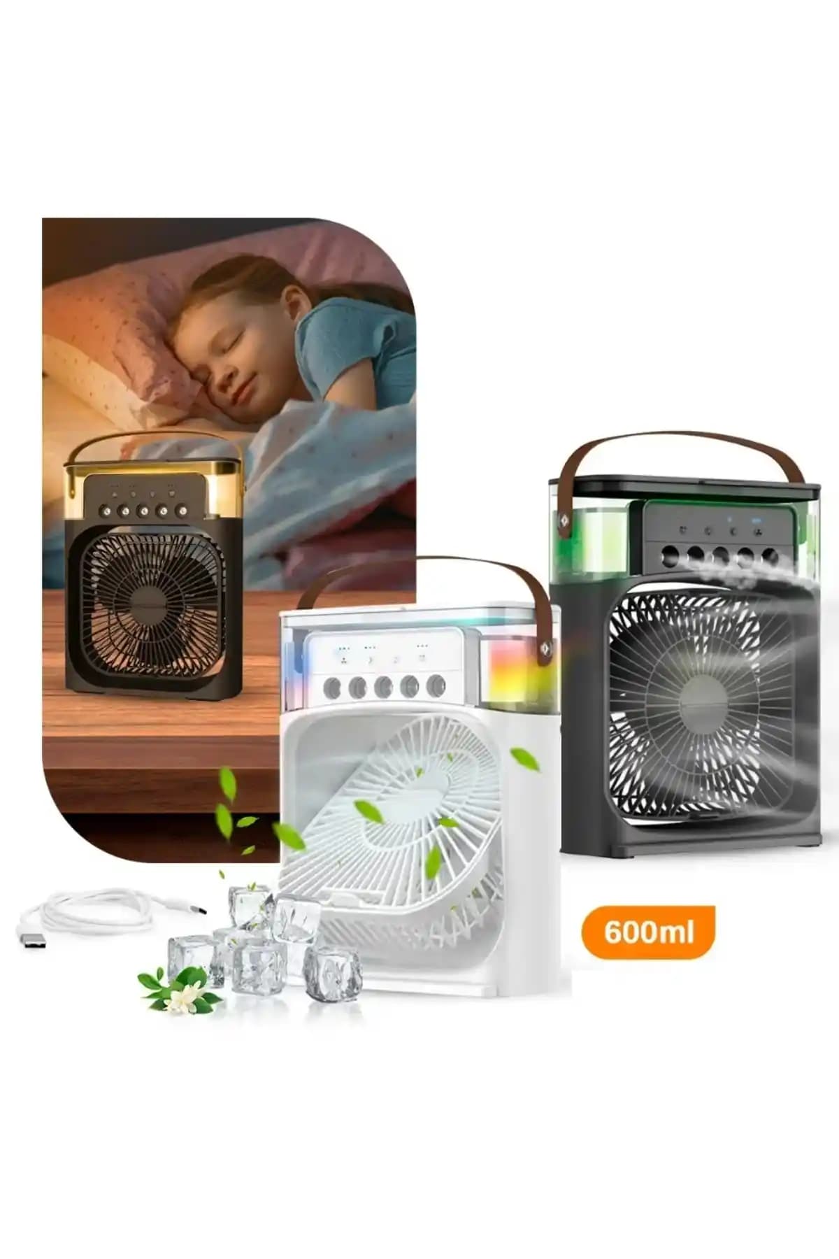 EN SİGA USB ile Çalışan Nemlendirici Fan: Çok Fonksiyonlu ve Taşınabilir Hava Cihazı