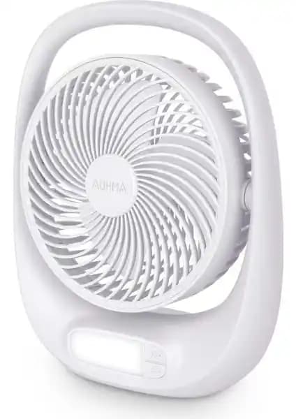 Enshall Yeni Model 3 Kademeli Auhma Masaüstü Vantilatörü: Şık ve Taşınabilir Serinlik Kaynağı