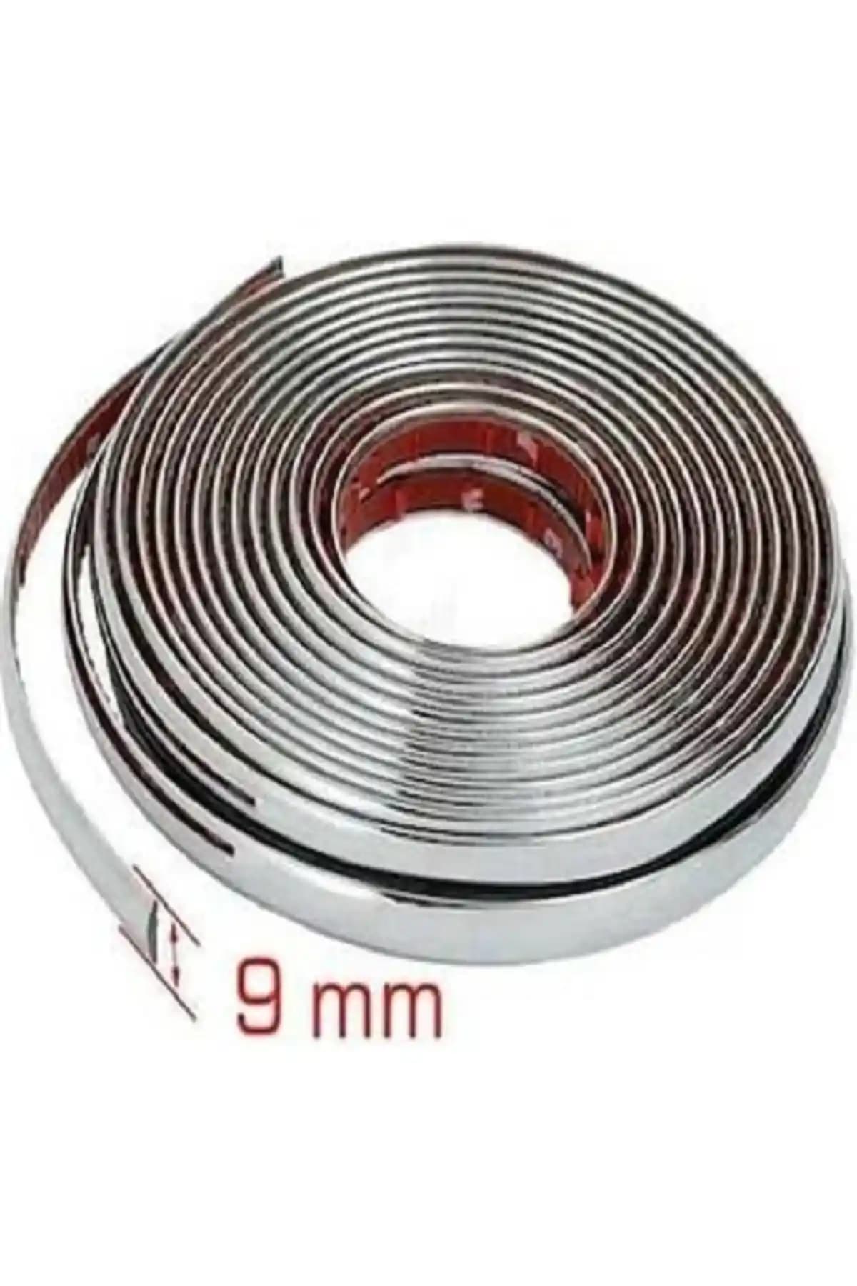 ENZELO 3D Krom Dekoratif Nikelaj Şerit Çıta Araç İç ve Dış Dekorasyon Ürünü