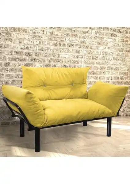 EVDEMO Ada İkili Koltuk Kanepe Modern ve Dayanıklı Oturma Çözümü