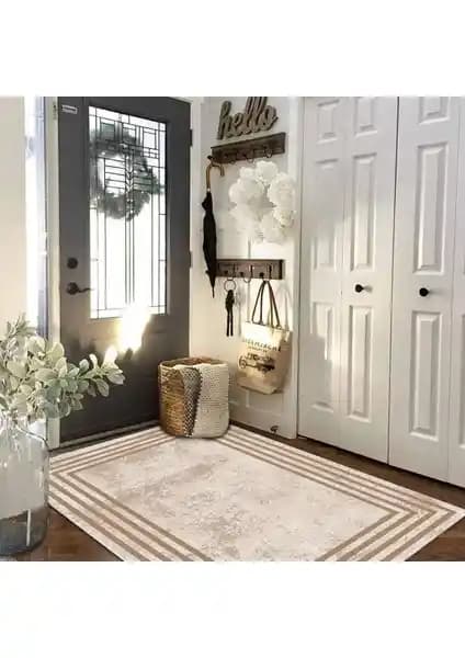 Faiend Dijital Baskı Halısı: Modern, Kaymaz ve Yıkanabilir Dekoratif Salon Halısı