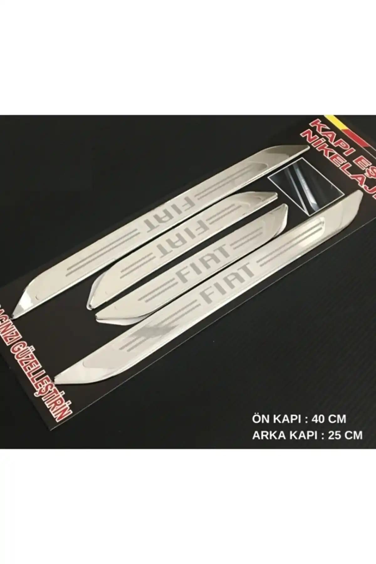 Fiat Linea İçin Nikelaj Krom Plastik Kapı Eşik Seti Modern ve Dayanıklı Tasarım