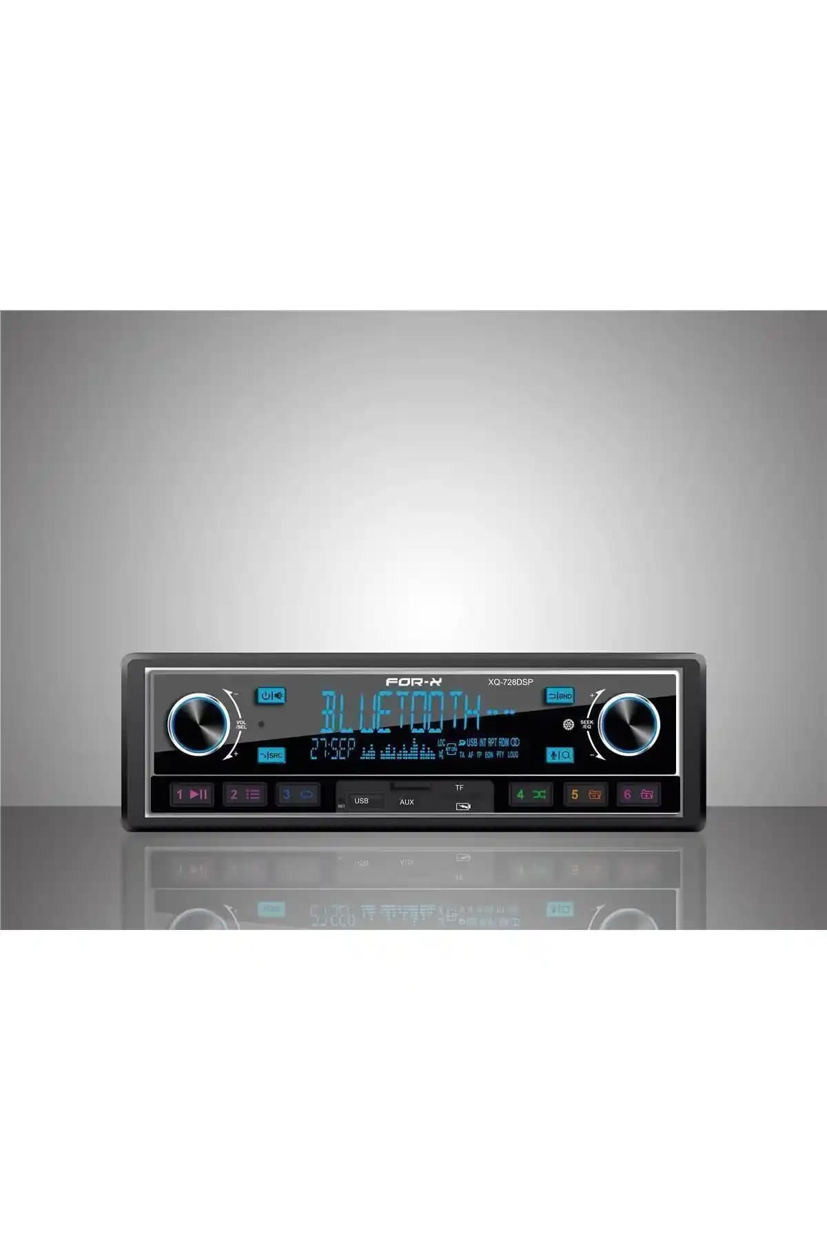 For-X XQ-728DSP Oto Teyp Profesyonel Ses Deneyimi İçin Güçlü ve Çok Fonksiyonlu Tasarım