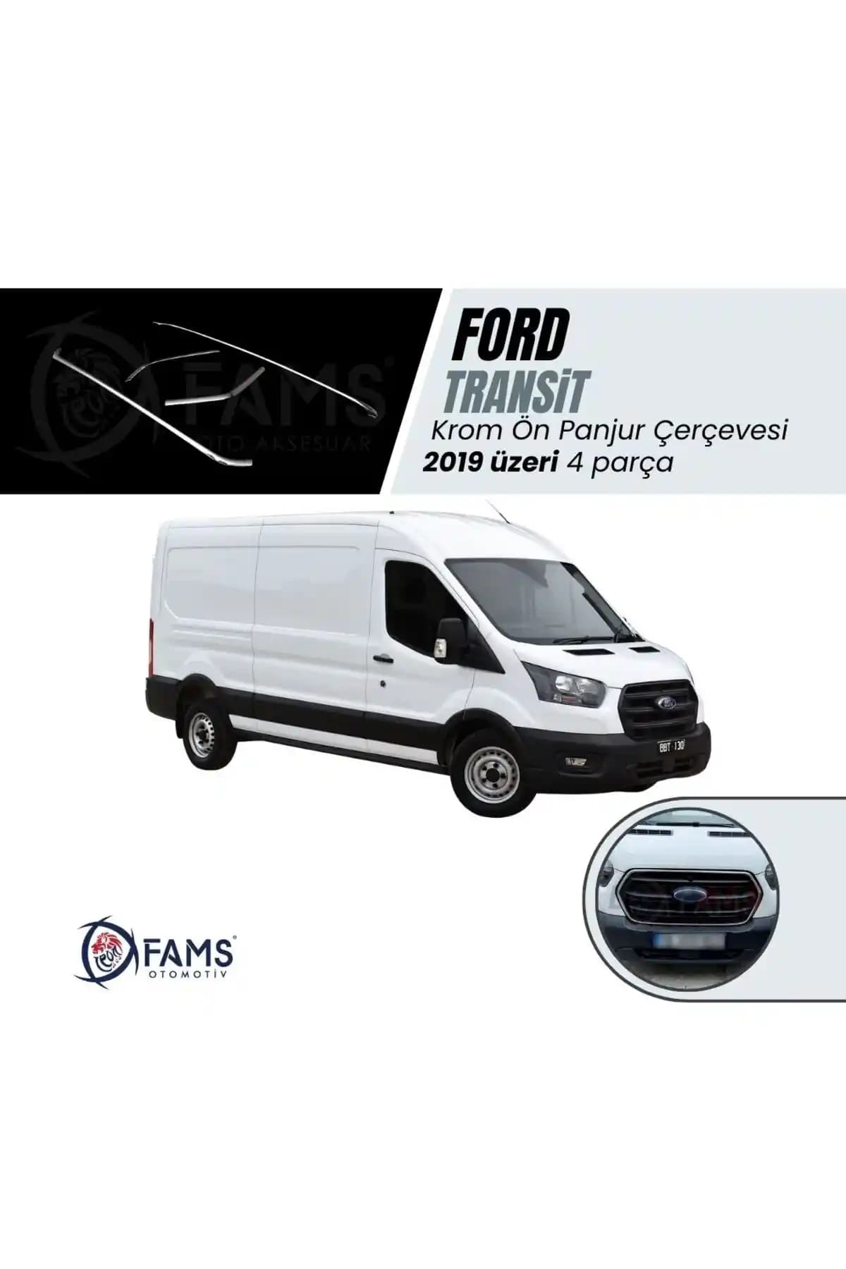 Ford Transit İçin Krom Ön Panjur Çerçevesi Otomotiv Aksesuarları Kalite ve Estetik Birliği