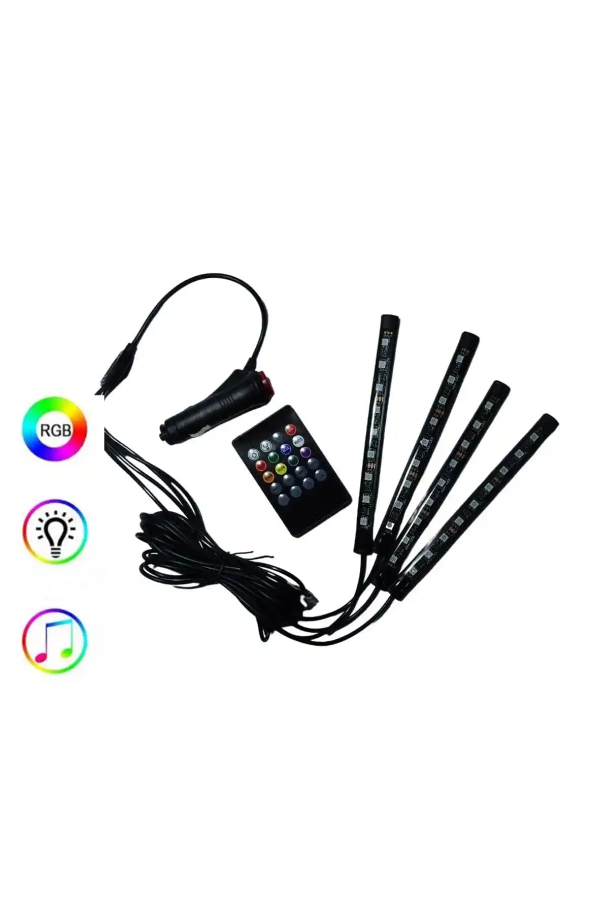 Genel Markalar 12 LED Ayak Altı Aydınlatma Sistemi: Modern ve Pratik Araç İçin Yenilikçi Çözüm