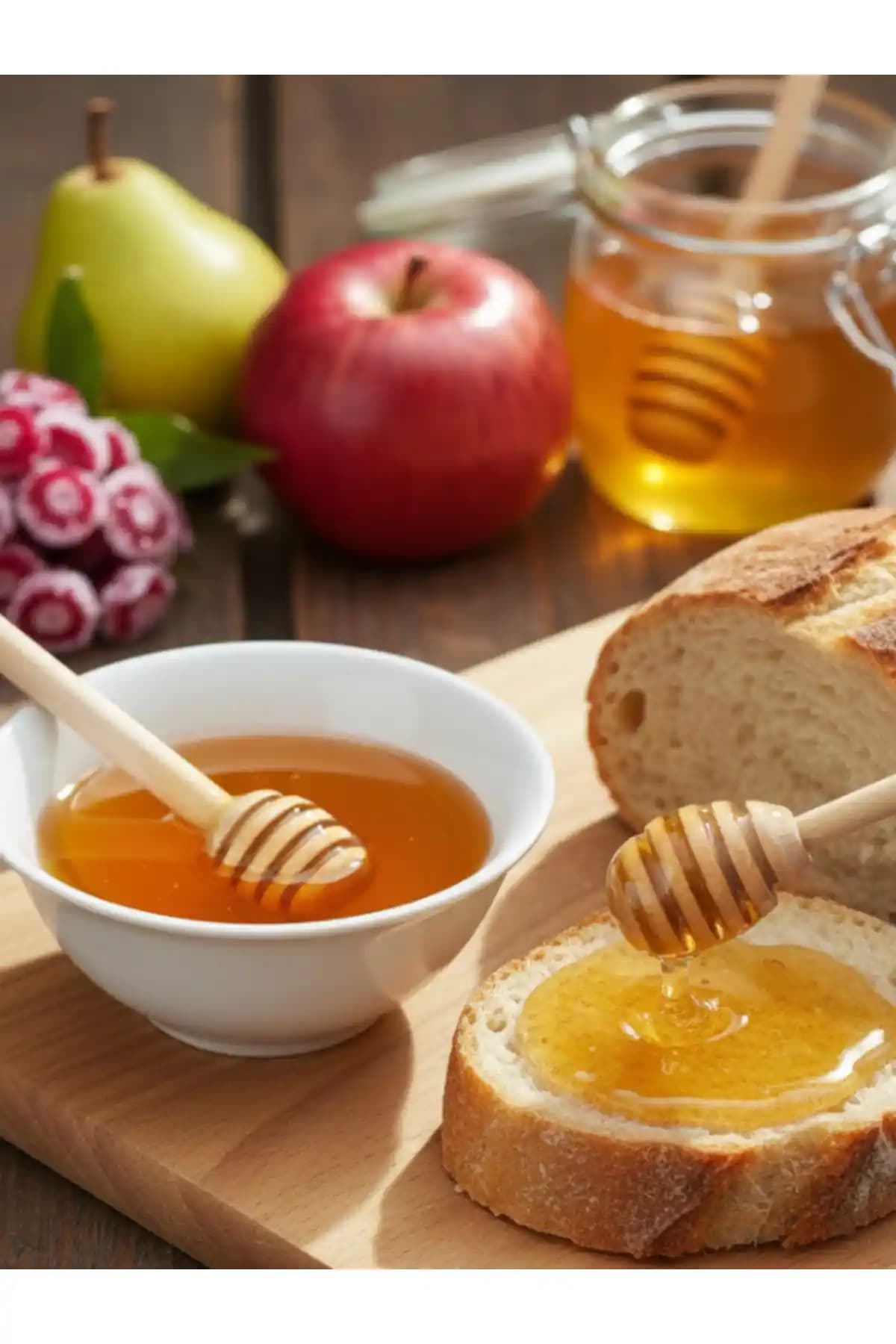 Genel Markalar 3'lü Ahşap Bal Kaşığı Seti doğal malzeme şık tasarım pratik kullanım