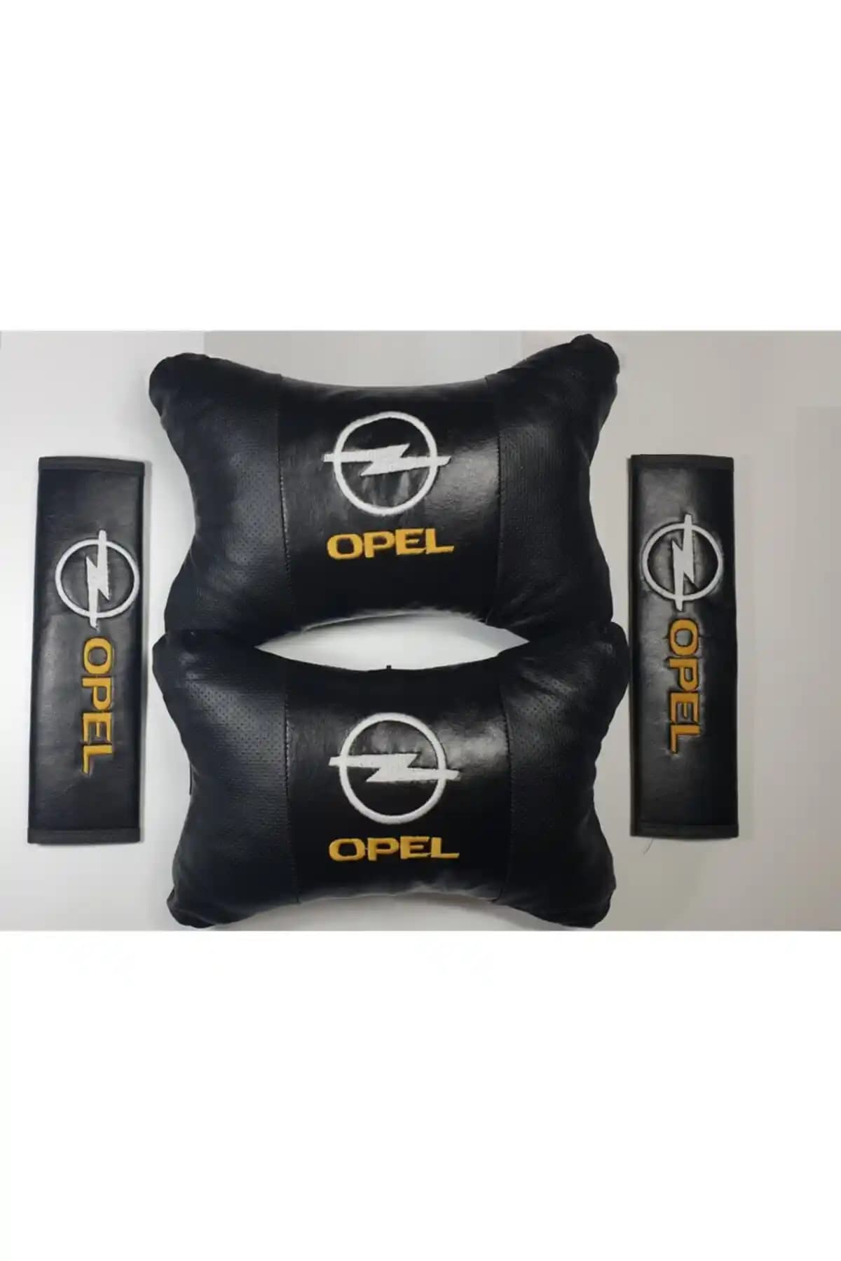 Genel Markalar Deri Yastık ve Kemer Pedi 2'li Konfor Seti ile Aracınızı Şık ve Konforlu Hale Getirin