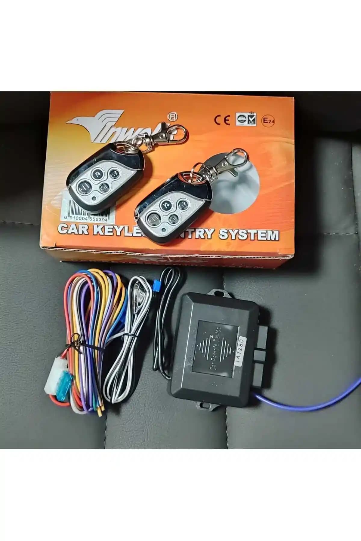 Genel Markalar Oto Uzaktan Kumanda Açma Kapama Seti 12 Volt 3807 Güvenlik ve Konfor Artırıcı Sistem