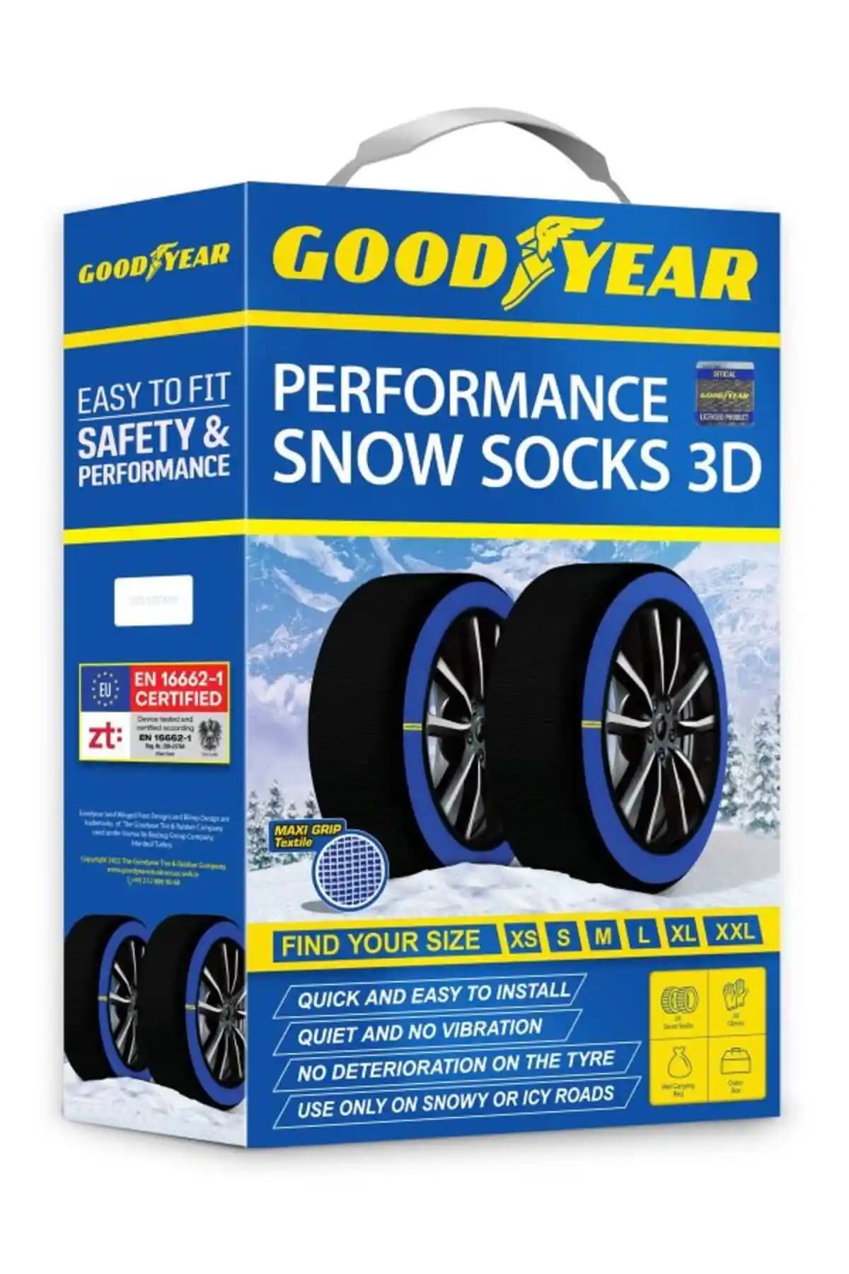 Goodyear Kar Çorabı Xs Uyumlu: Kış Koşullarında Güvenli Sürüş İçin Yenilikçi Çözüm