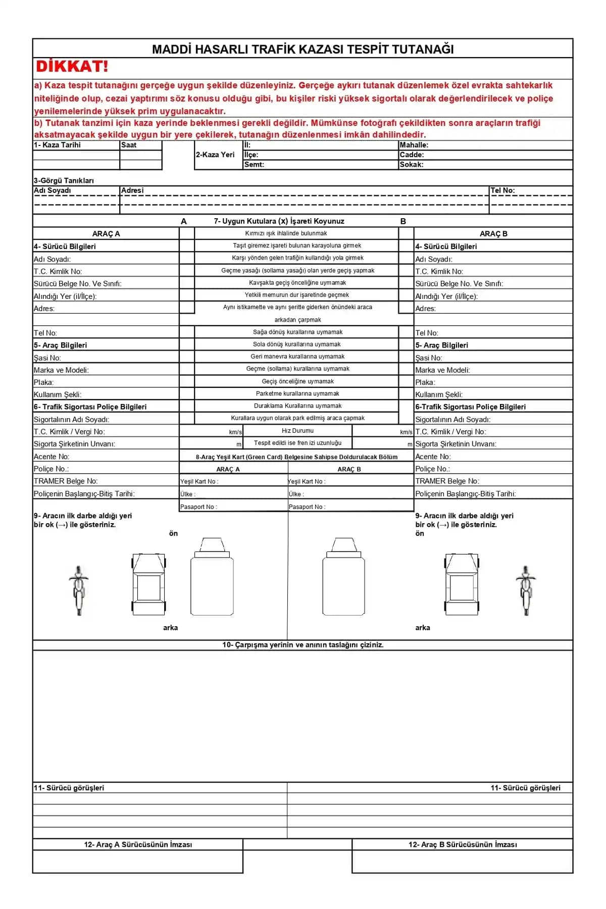 Halidi Kaza Tespit Tutanak Seti: Güvenilir ve Pratik Belgeleme Çözümü