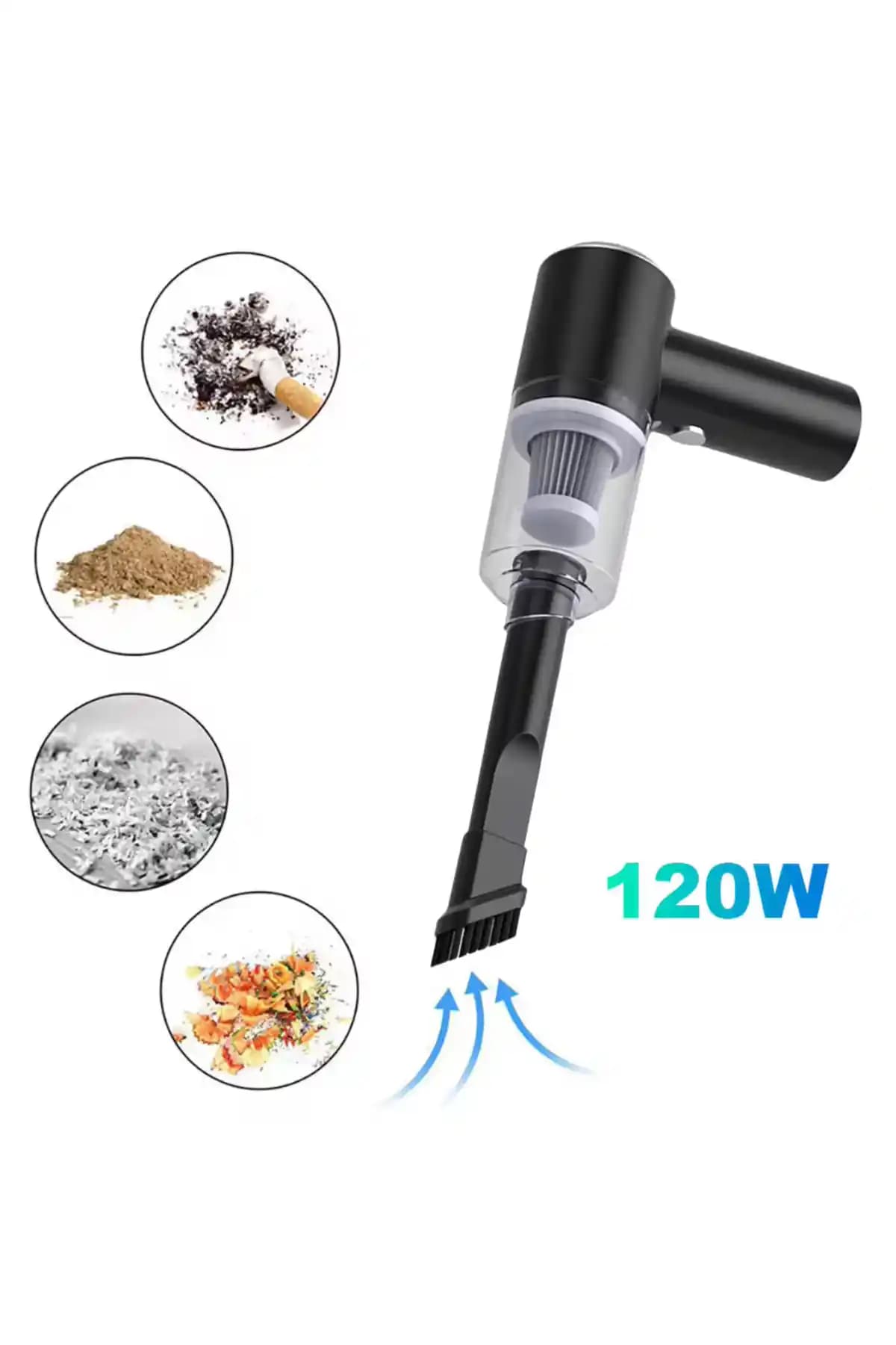 HASUBA Mini 9000pa Kablosuz Araç İçi Süpürge: Güçlü ve Taşınabilir Temizlik Çözümü