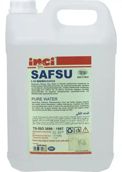 İnci Plus Distile Saf Su: Endüstriyel ve Laboratuvar Uygulamaları İçin Yüksek Saflıkta Su