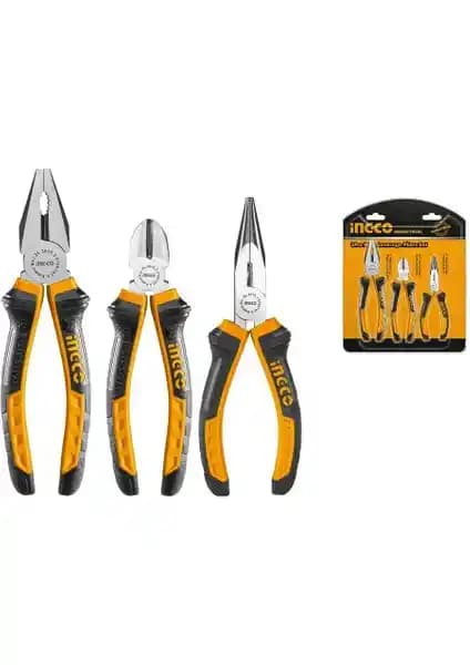 Ingco 3'lü Pense Seti Endüstriyel Kalite ve Çok Yönlülük Sunar