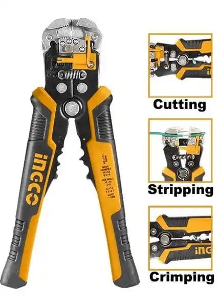 Ingco Endüstriyel Otomatik Kablo Sıyırma Pensesi: Çok Yönlü ve Dayanıklı Elektrik Aracı