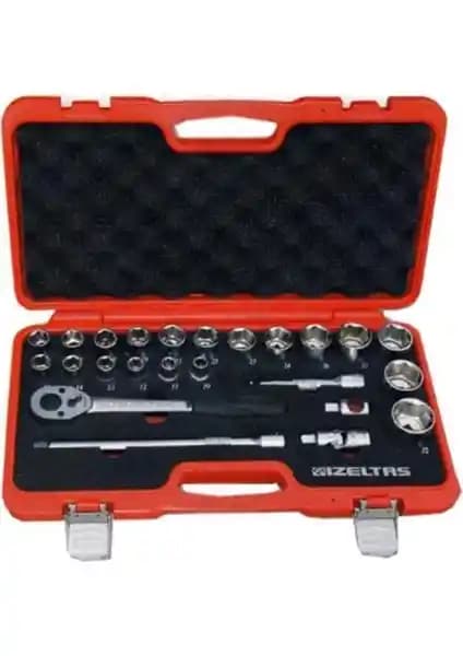 İzeltaş 24 Parça Lokma Anahtar Takımı: Çok Yönlü ve Dayanıklı El Aletleri Seti