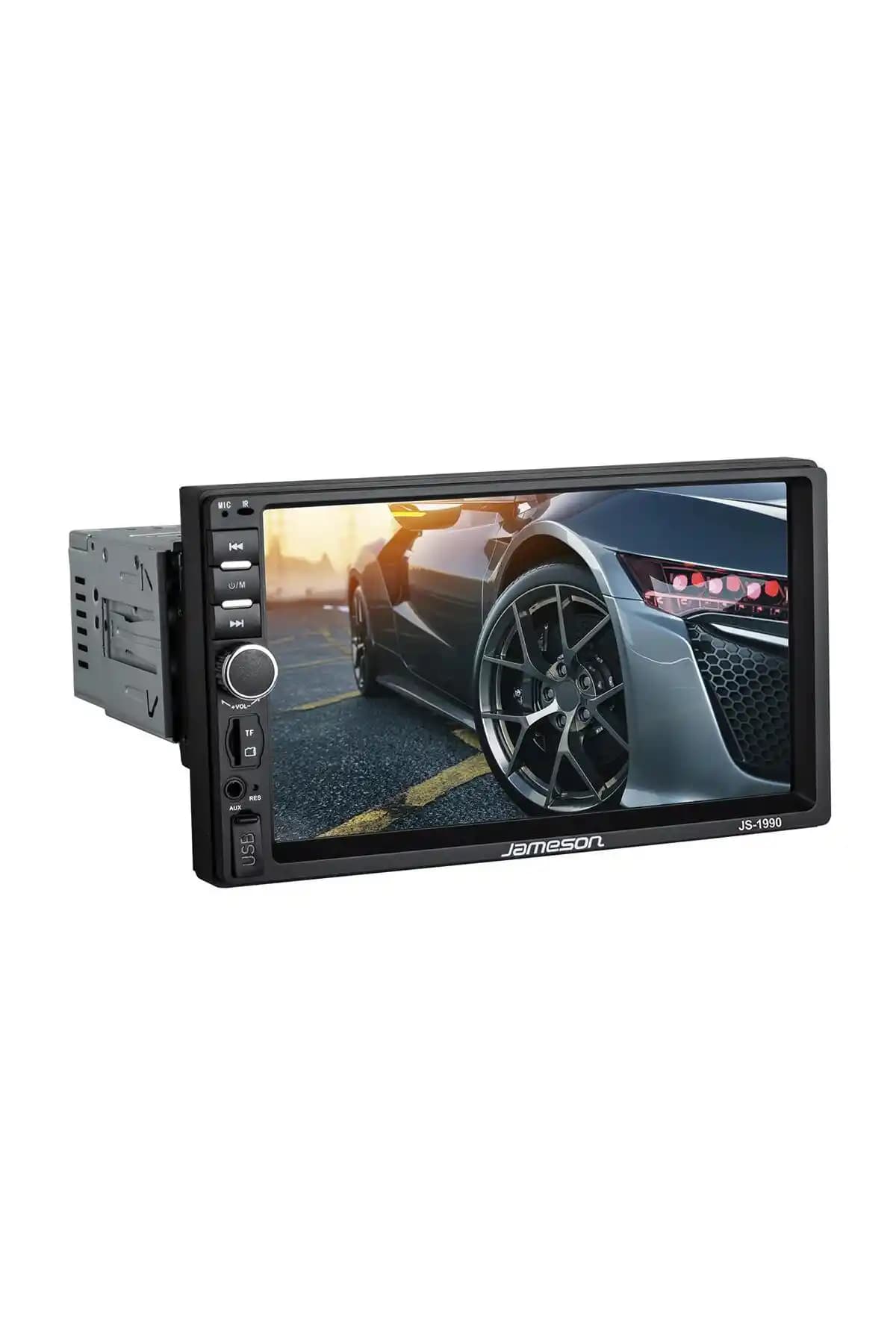 Jameson JS-1990-V2 7 İnç İnce Kasa Çok Fonksiyonlu Araç İçi Eğlence ve Güvenlik Sistemi