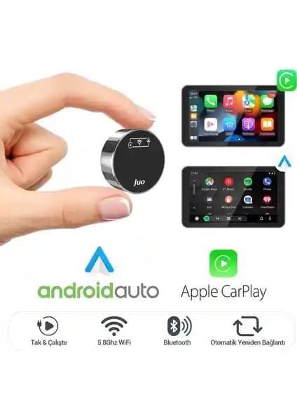 Juo Kablosuz CarPlay ve Android Auto Adaptörü: Kolay Kurulum ve Yüksek Performanslı Teknoloji