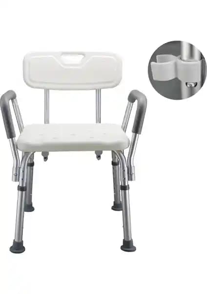 KKmoon Ayarlanabilir Duş Sandalyesi: Güvenlik ve Konfor İçin Tasarlanmış Kullanışlı Ürün