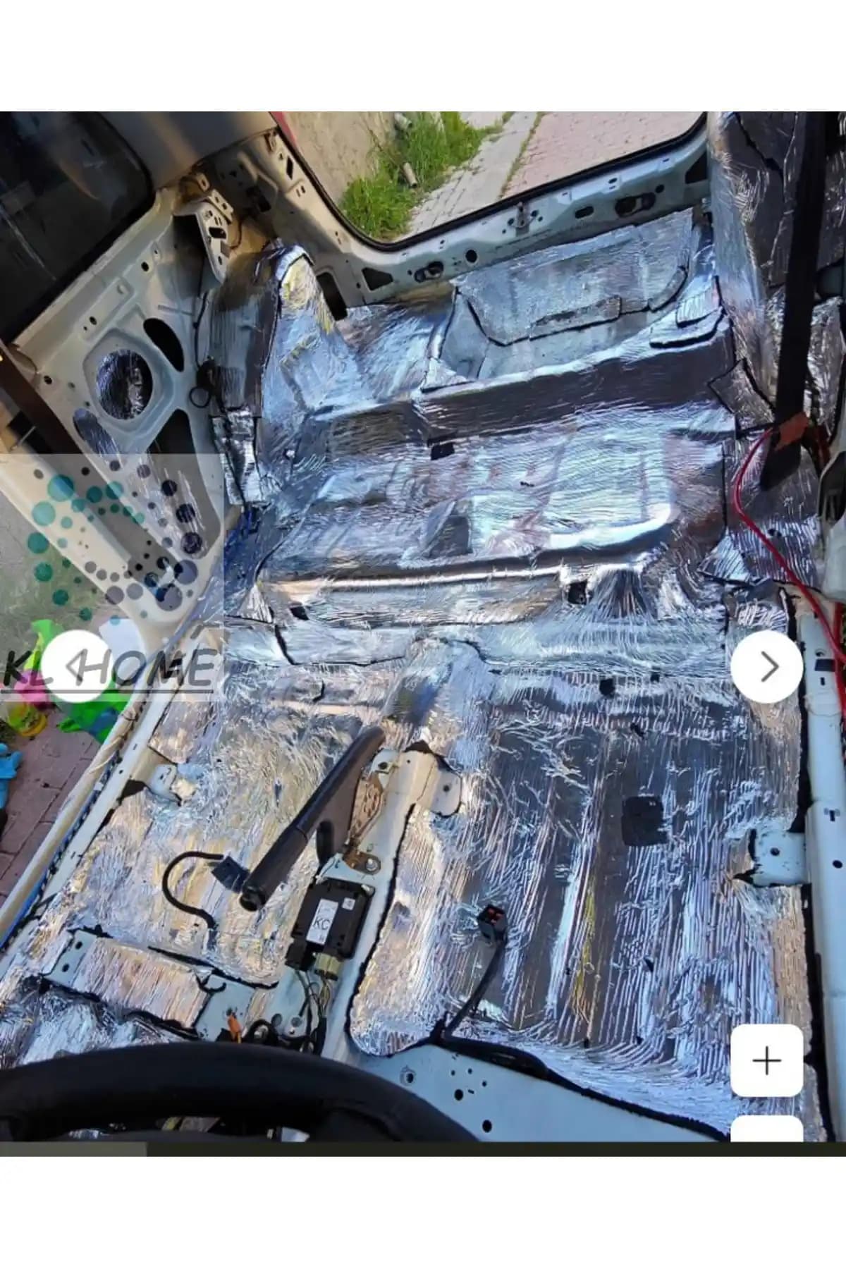 KL HOME 100x100cm Folyolu Ses ve Isı Yalıtım Malzemesi Güçlü Yapışkanlı ve Dayanıklı