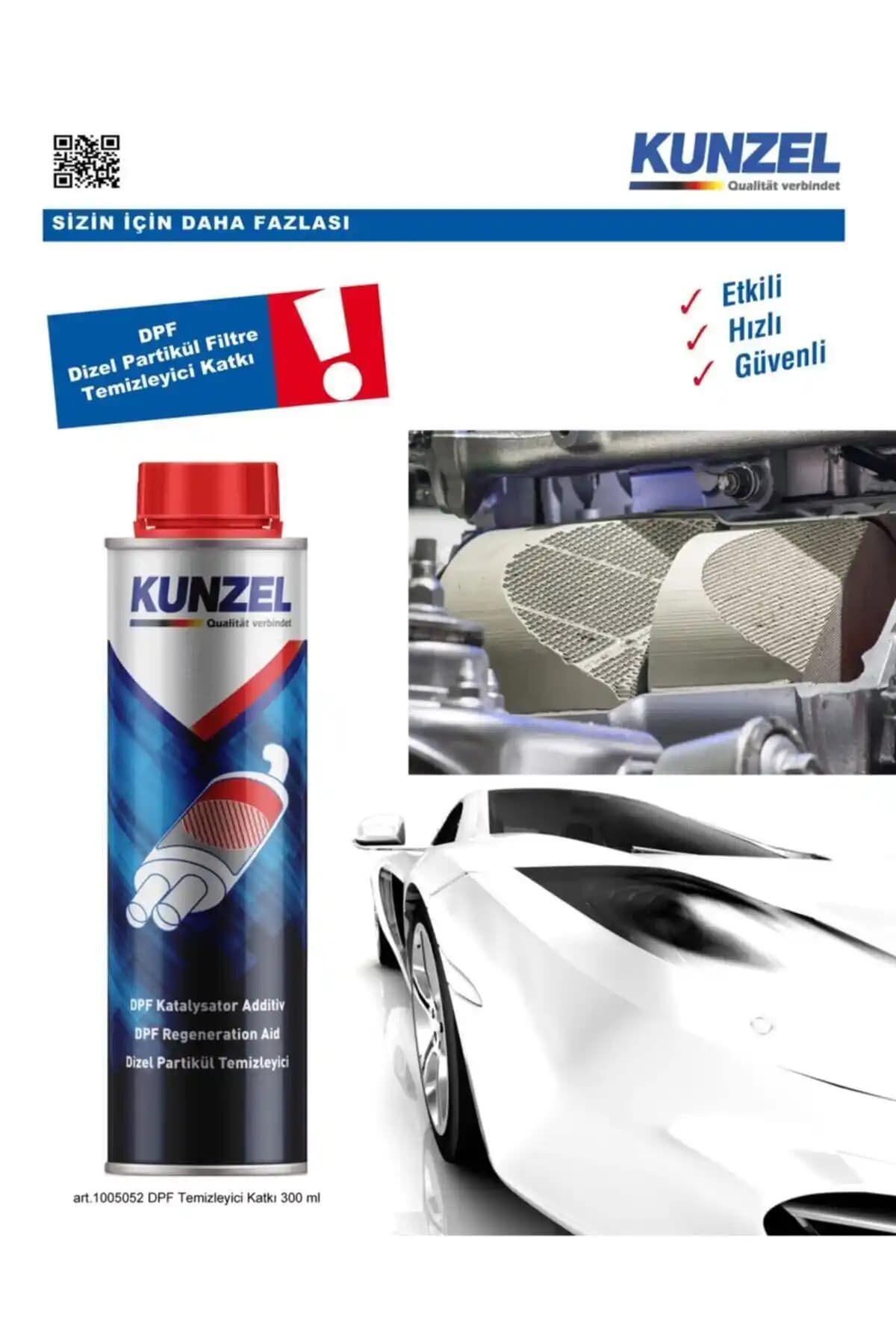 KUNZEL Dizel Partikül Filtre Temizleyici ile Motor Performansını Koruma ve Emisyonları Azaltma