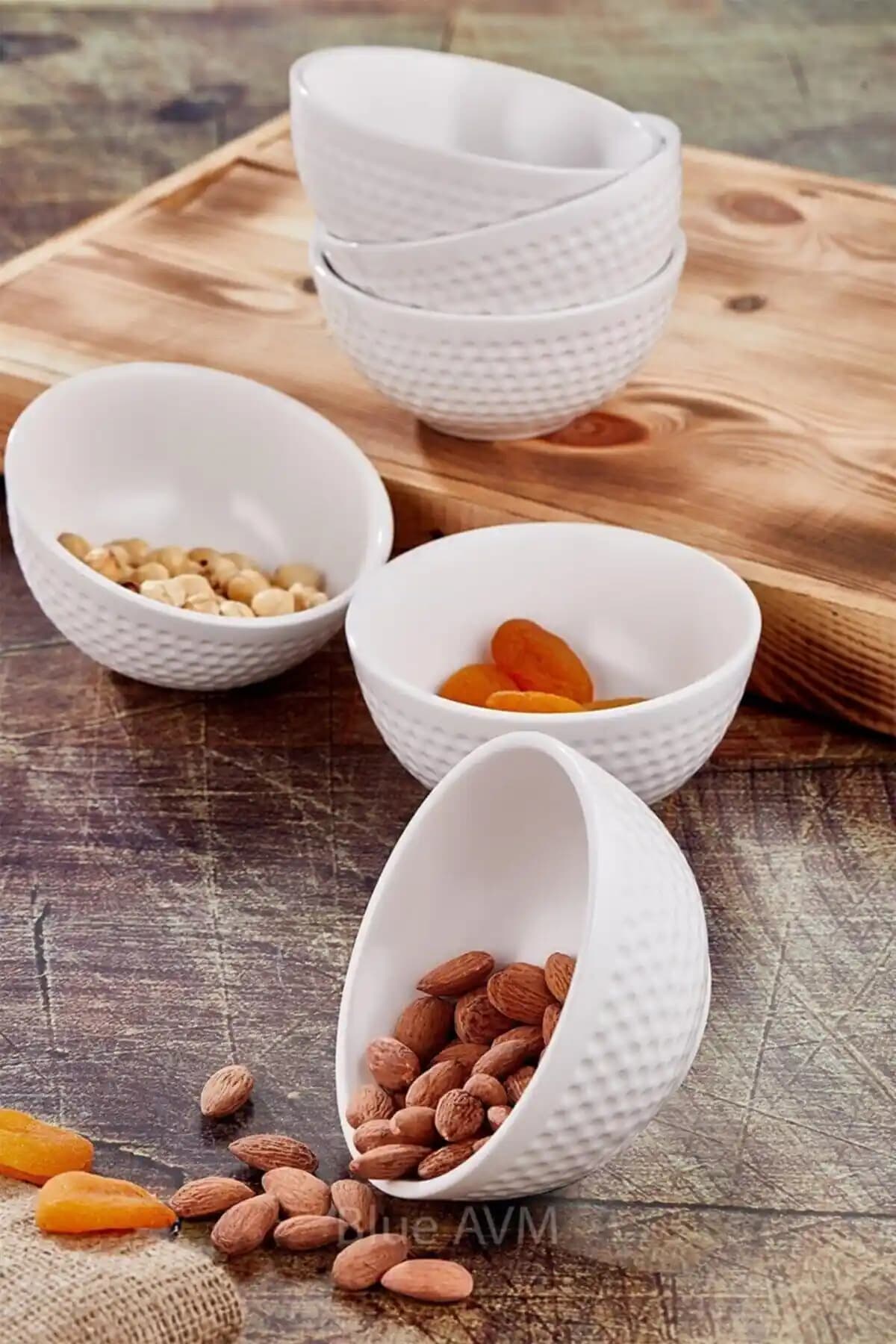 Kütahya Serisi Seramik Çerezlik Seti: Şık ve Fonksiyonel Sunumlar İçin Uygun