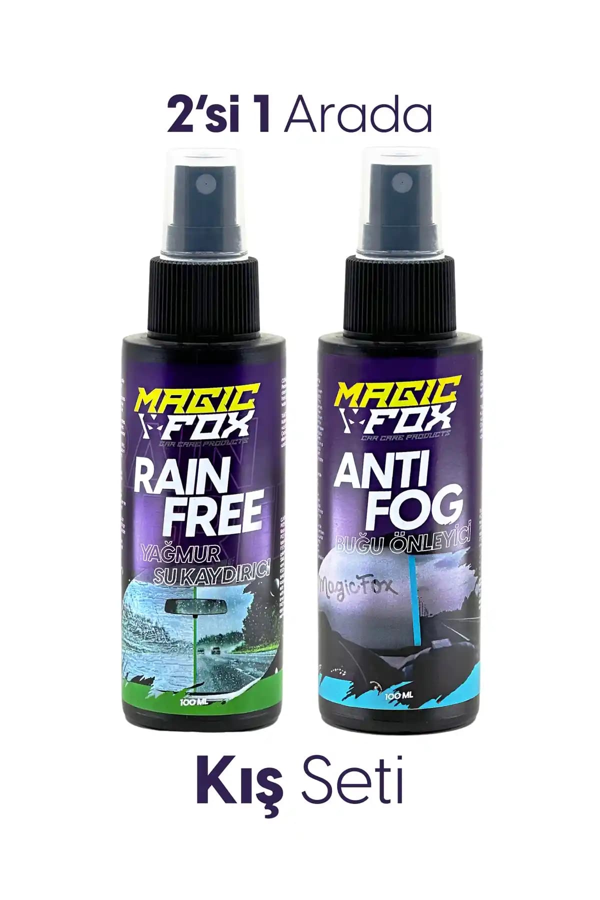 Magicfox Yağmur Su Kaydırıcı ve Buğu Önleyici Kış Seti: Güvenli Sürüş İçin Yenilikçi Çözüm