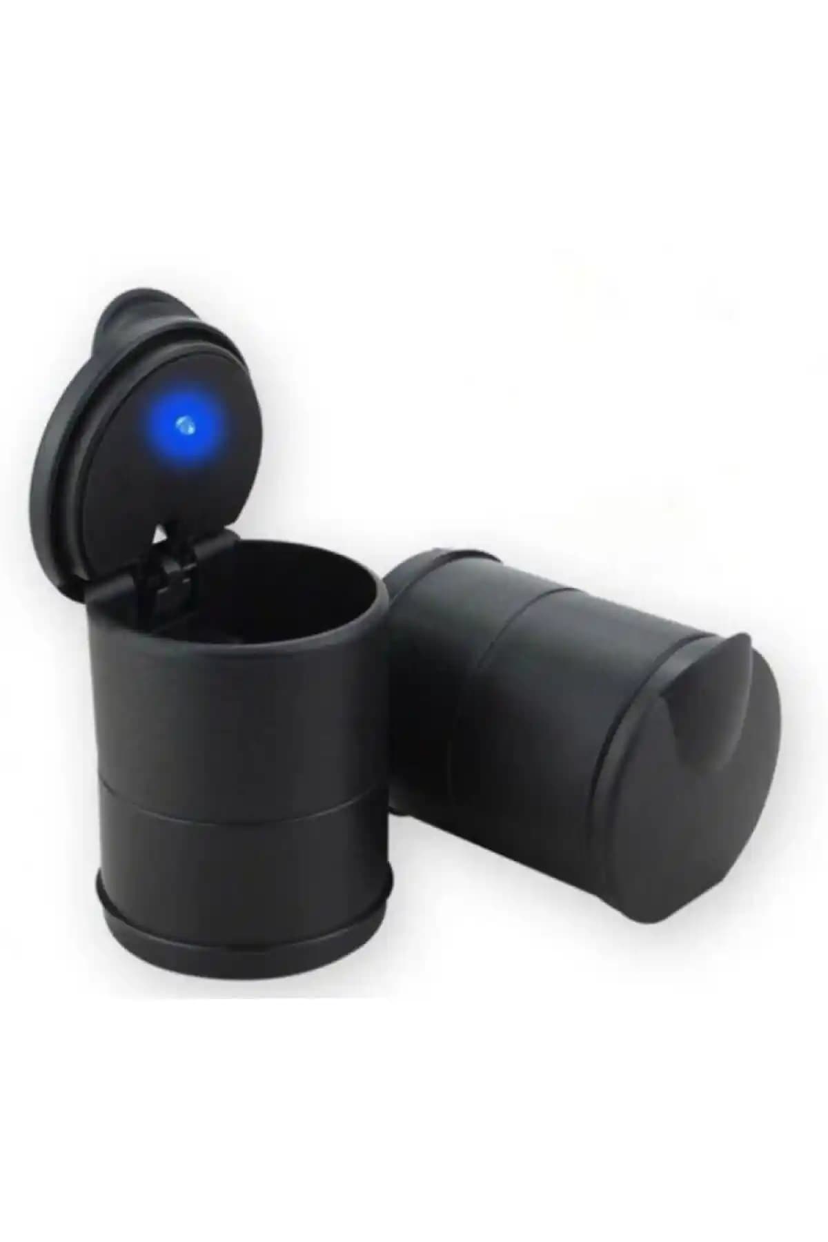 Mavi Işıklı Araç İçi Küllük: Modern ve Pratik Tasarım ile Konforu Artıran Aksesuar