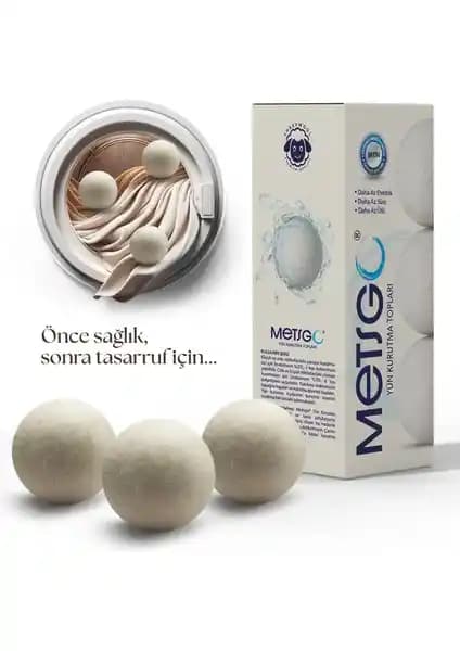 Metsgo Yün Kurutma Topları: Enerji Tasarrufu ve Çevre Dostu Çamaşır Kurutma Çözümü