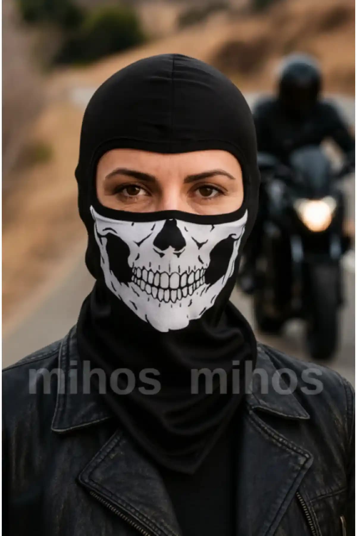 Mihos Unisex Kuru Kafa Motosiklet Maskesi Güvenlik ve Tarzın Birleştiği Ürün