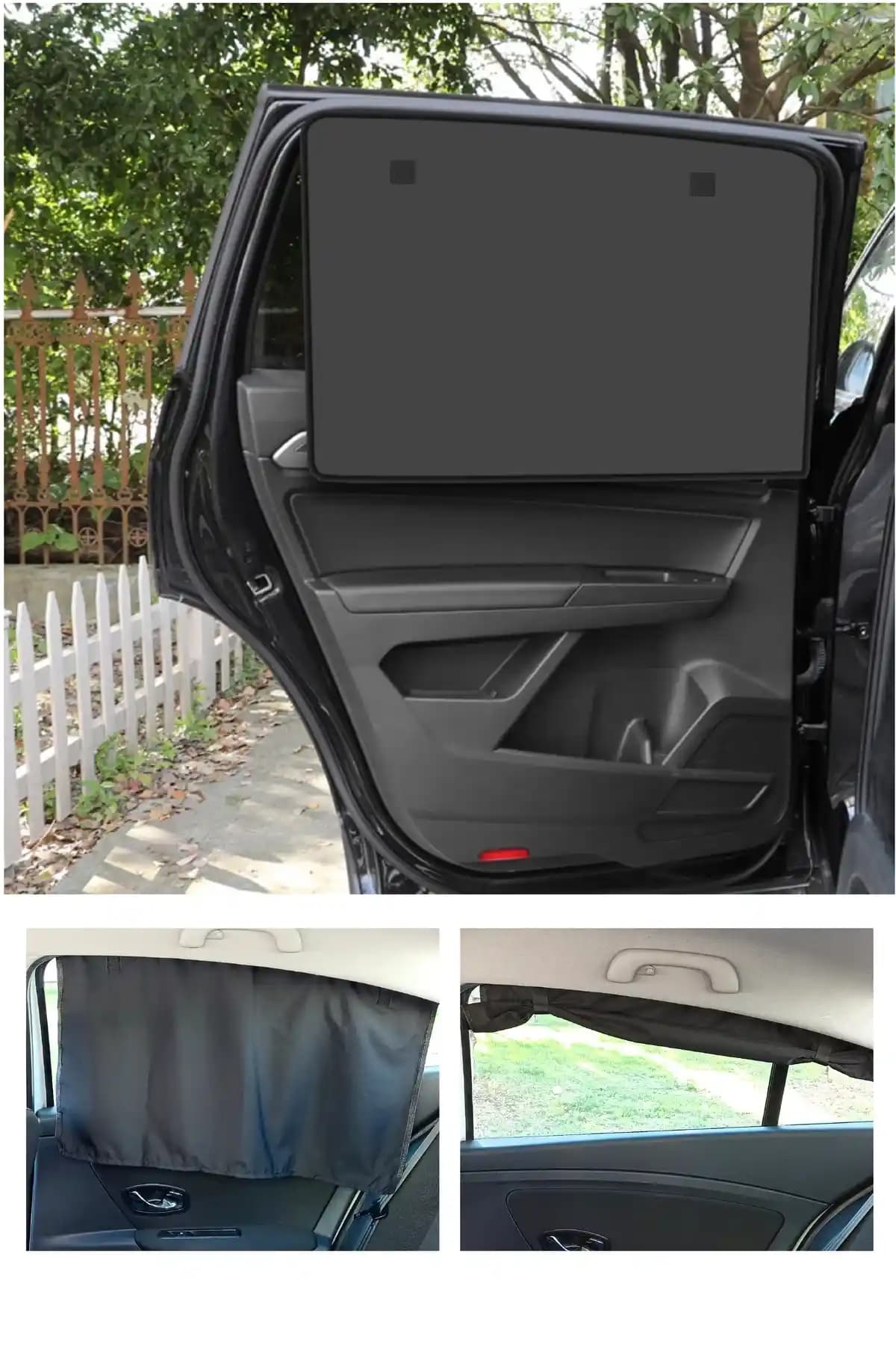 Minufco Çiftli Araç Yan ve Ön Cam Güneşliği Kullanım ve Özellikleri