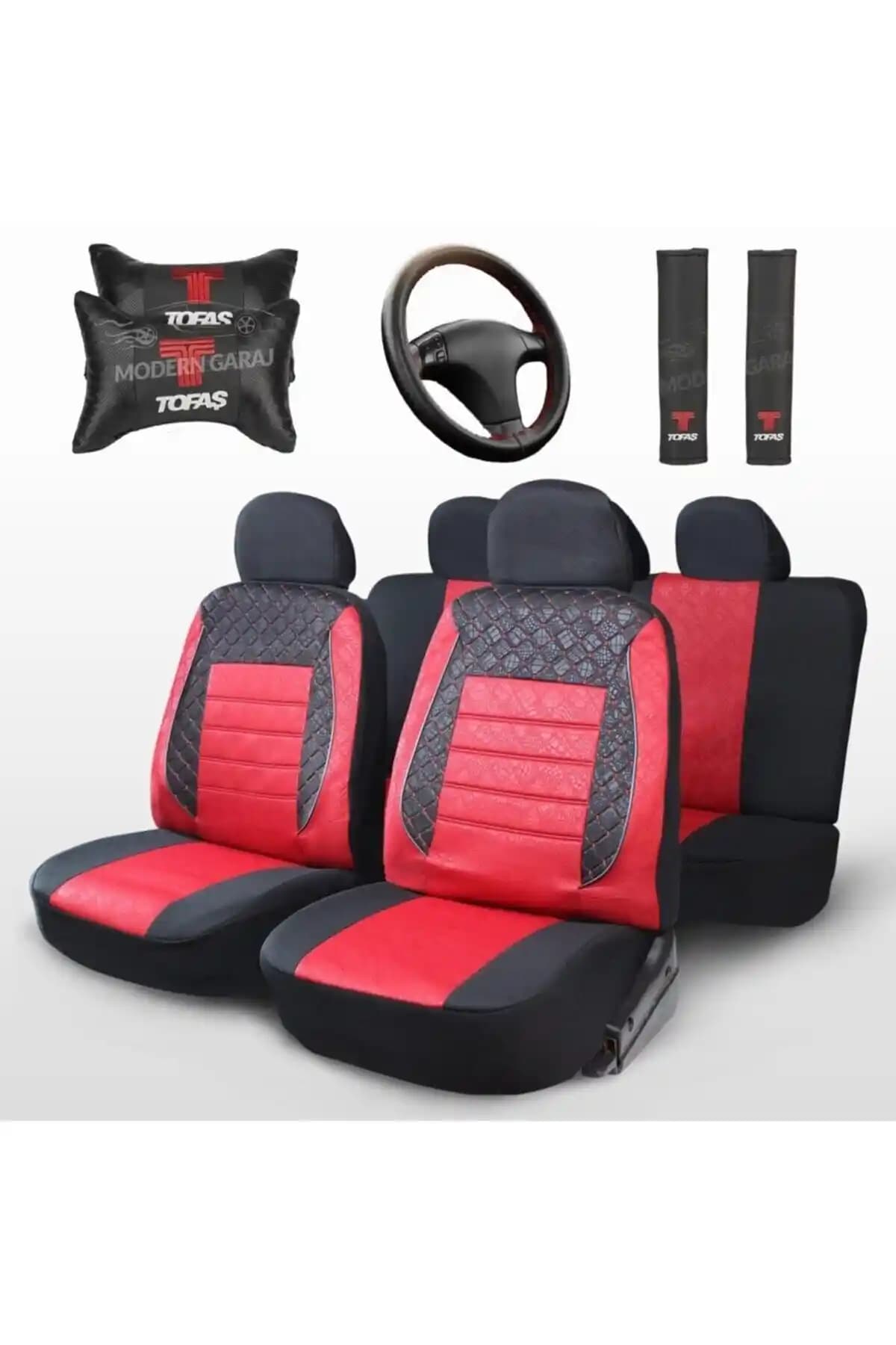 Modern Garaj Tofaş Şahin İçin Yüksek Kaliteli Oto Koltuk Kılıfı Seti
