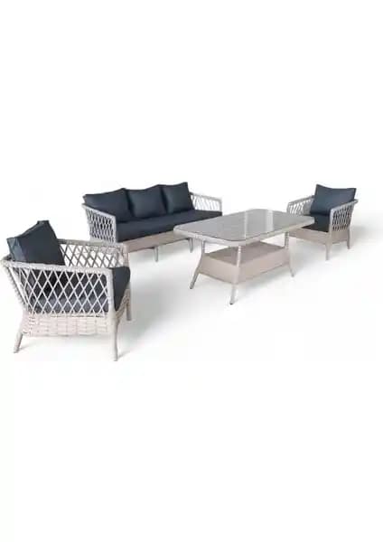 Monalin Mobilya Home Garden Loft Oturma Takımı: Modern ve Dayanıklı Dış Mekan Mobilyası
