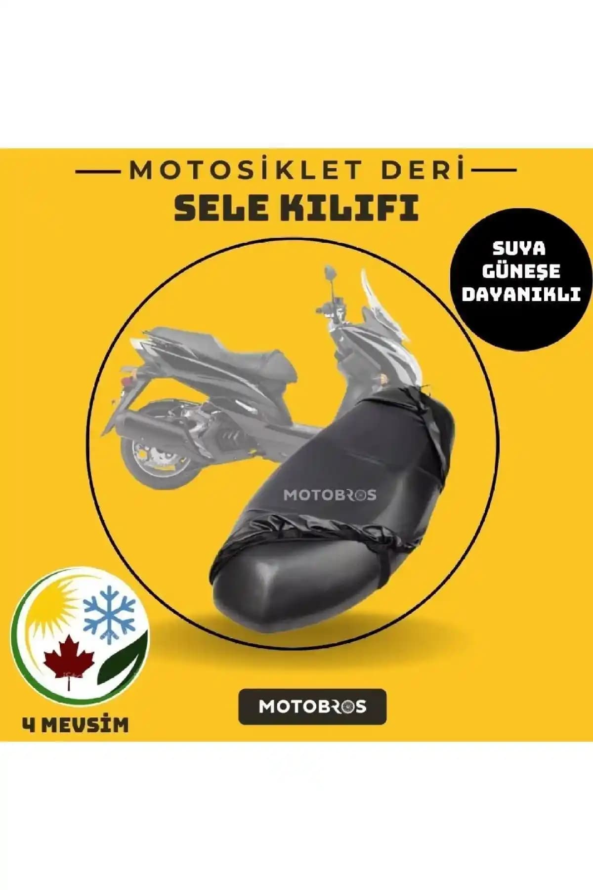 Motobros Çelik Motor Cup 110 Motosiklet Deri Sele Kılıfı: Dayanıklı ve Kullanışlı Koruma Çözümü