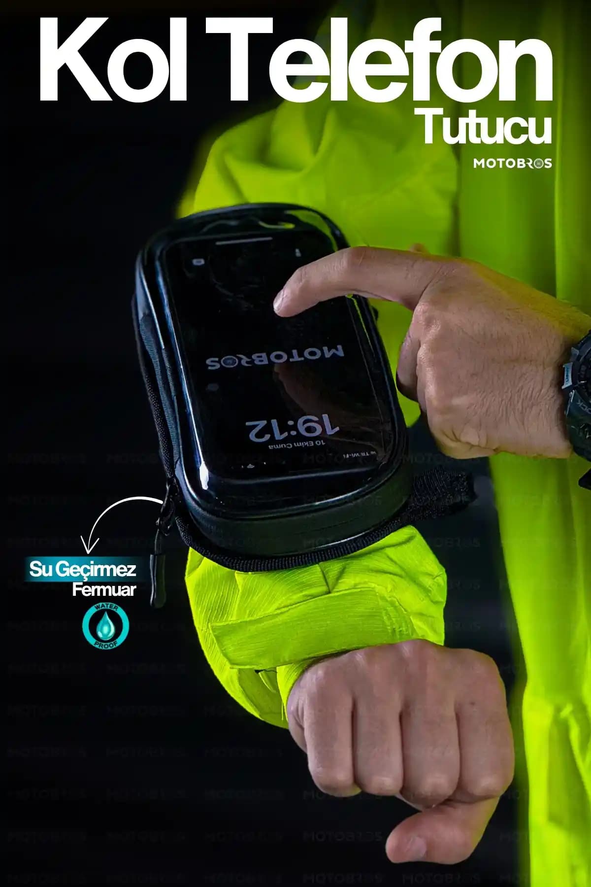 Motobros Motosiklet Sürücüsü Gidon ve Kol Takılabilir Telefon Tutucu İncelemesi