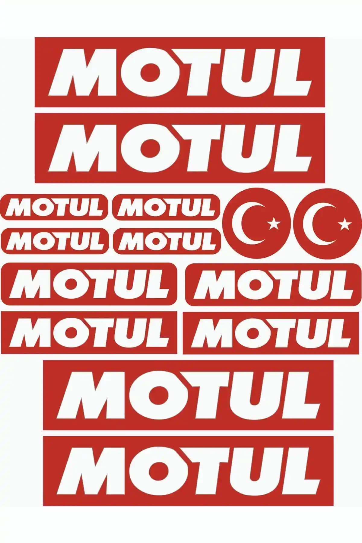 Motul Sticker Set A4: Dayanıklı ve Pratik Çözüm ile Yüzeyleri Kişiselleştirin