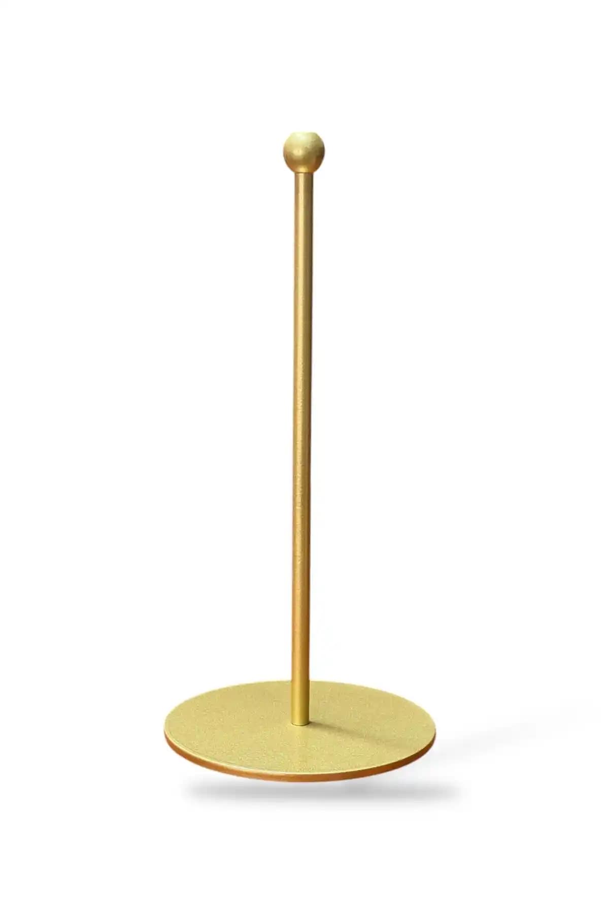 Mumsema Gold Metal Kağıt Havluluk Dekoratif ve Dayanıklı Mutfak Banyo Aksesuarı