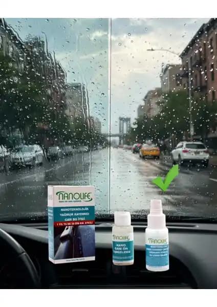 NanoLife NanoCam: 1 Yıl ve 20.000 Km Etkili Nano Cam Su Itici Kaplama Özellikleri