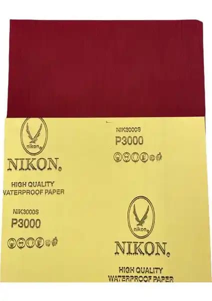 Nikon 3000S Otomotiv Su Zımparası: Çok Yönlü ve Yüksek Performanslı Zımpara Malzemesi