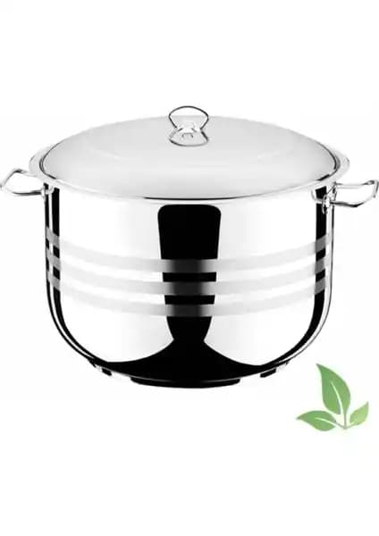 Nova Jumbo Boy 304 Paslanmaz Çelik Derin Tencere 16 Litre Kapasiteyle Mutfakta Pratiklik