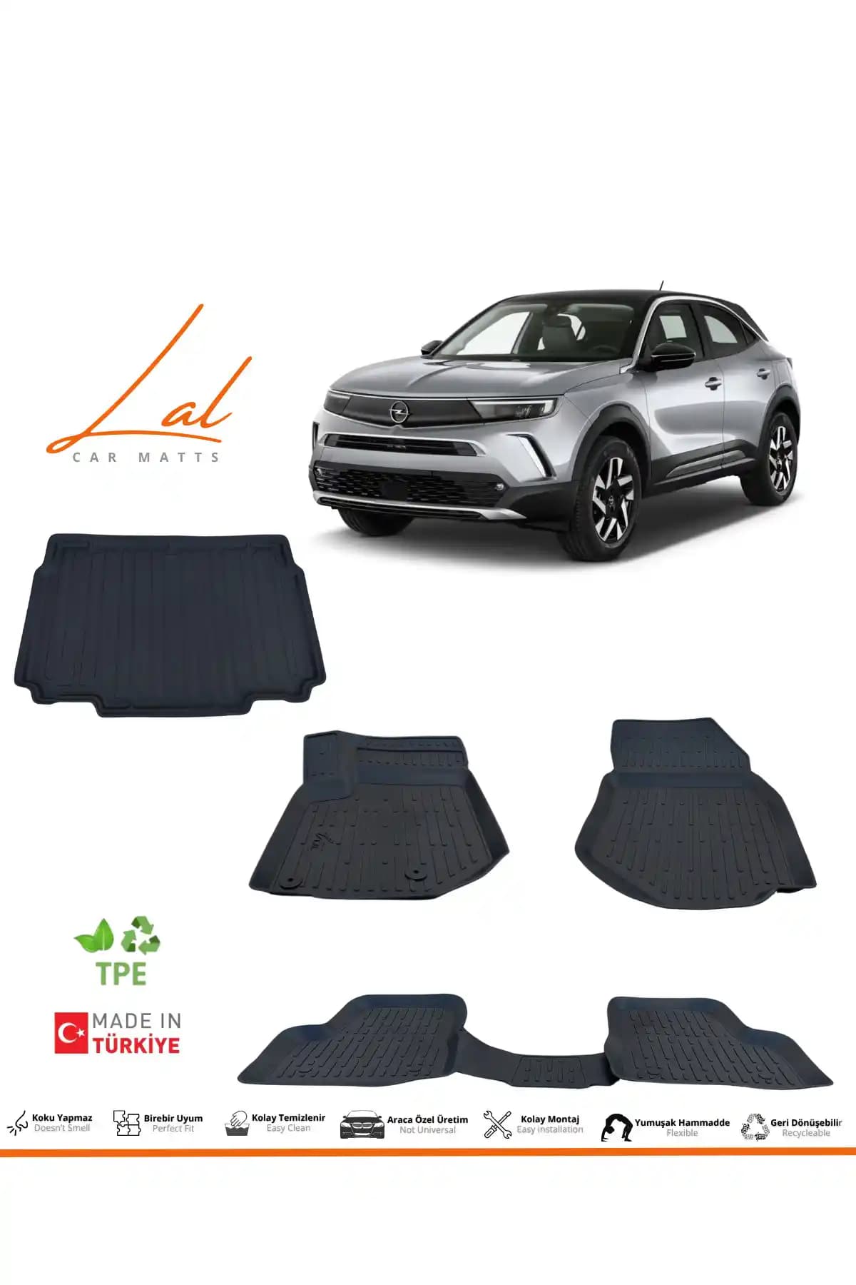 Opel Mokka 2021 ve Sonrası İçin 3D Havuzlu Paspas ve Bagaj Havuzu Seti Detaylı İnceleme