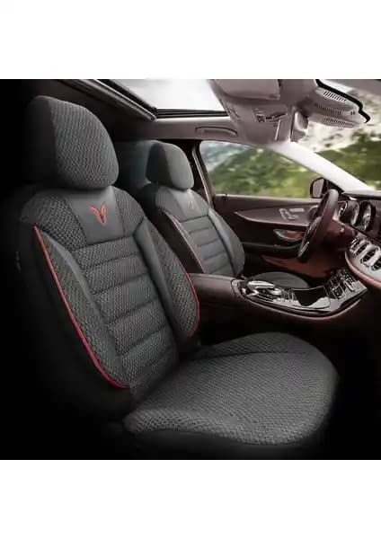 Otom Toro Design Airbag Dikişli Ekstra Destekli Özel Dokulu Oto Koltuk Kılıfı Tam Set