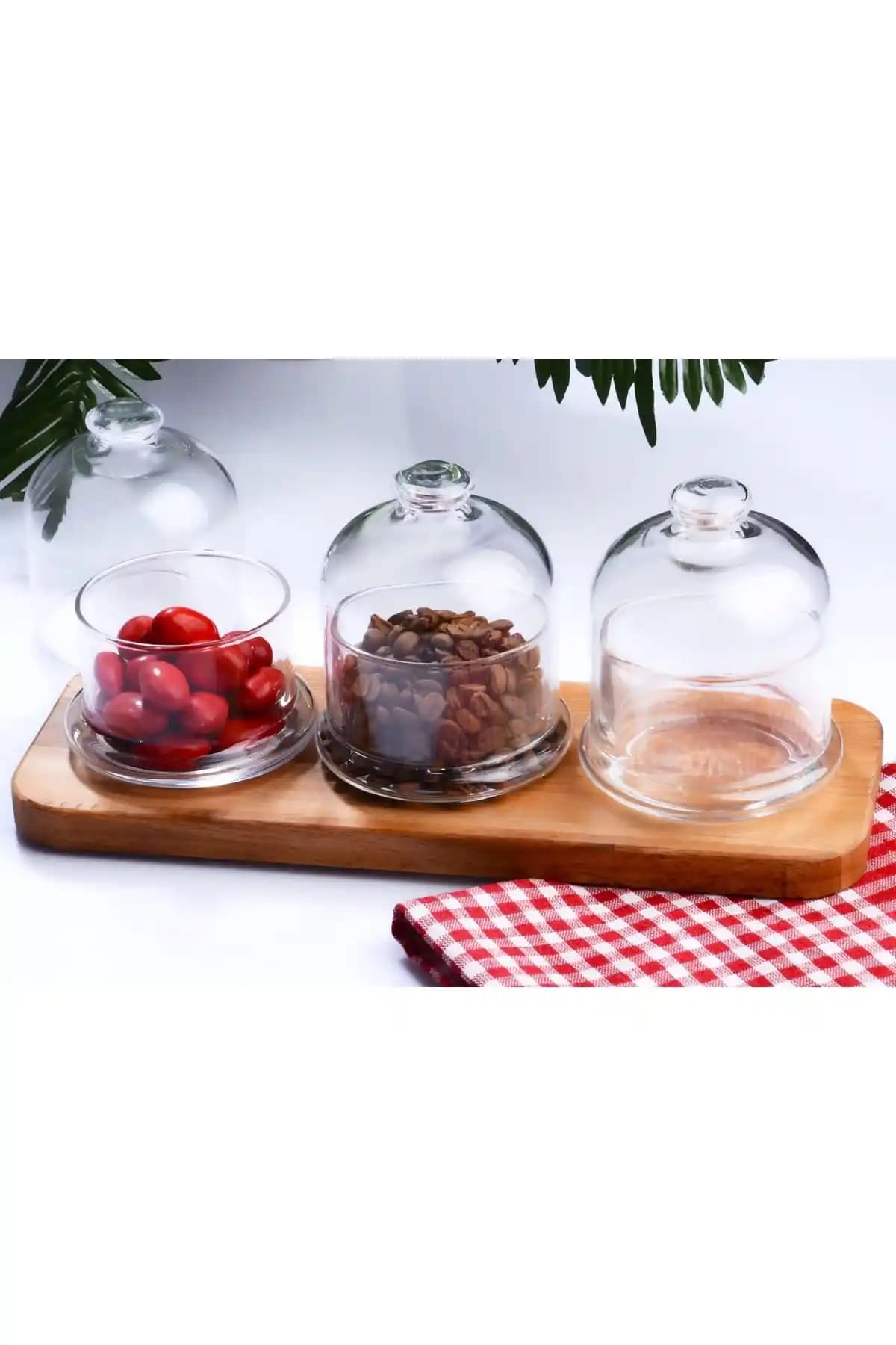 Paşabahçe Reçellik Ahşap Stantlı Kahvaltılık Kabı: Şık ve Pratik Mutfak Saklama Çözümü