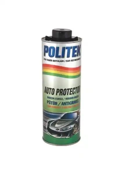 Politek Darbe Koruyucu Pütür Siyah 1 Litre Araç Gövdesi Koruma ve İzolasyon Çözümü