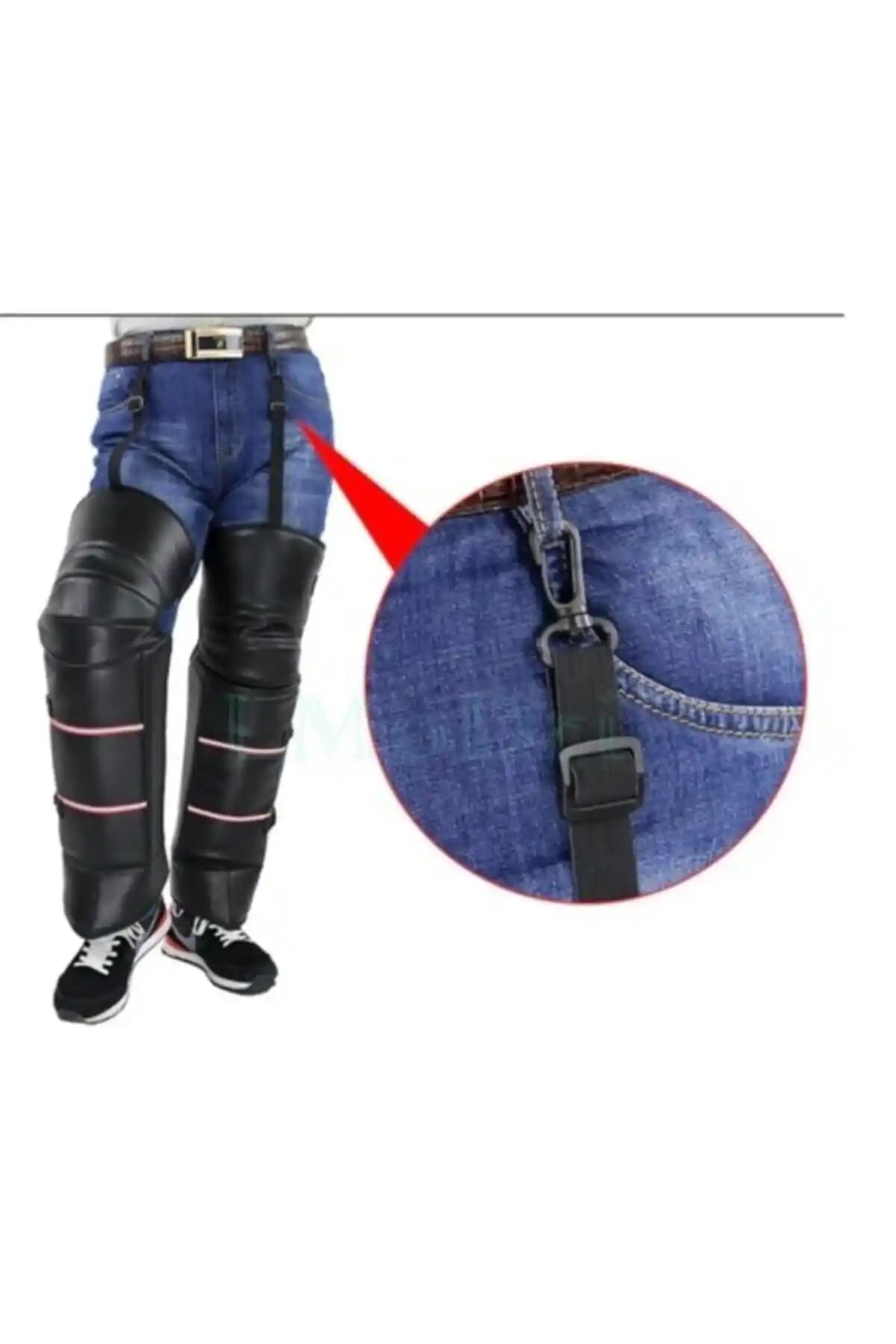 Prosev Deri Bacak Koruyucu Soft Uzun Model Kış Ayları İçin Dayanıklı ve Sıcak Tutucu