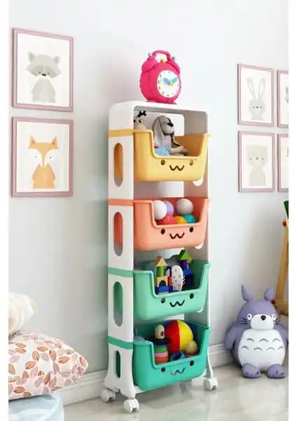 Remaks Candy Çok Amaçlı Oyuncak Dolabı: Modern ve Çok Yönlü Depolama Çözümü